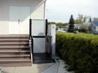 AmeriGlide Vertical Platform Lift  Commercial Elevator