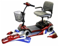 Shoprider Dasher 4 Travel Scooter, 4 Wheel