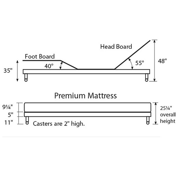 GoldenRest Standard Adjustable Bed Twin Call us at 1-800-659-6498