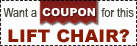 Get a coupon on this lift chair