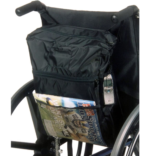 Power Wheelchair & Scooter Accessories Seatback Bags Deluxe