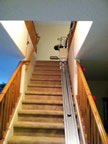 Jeremiah family stair chair lift in Bullfrog UT