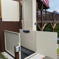 Standard Unit Outdoors - Angle View Gate Open